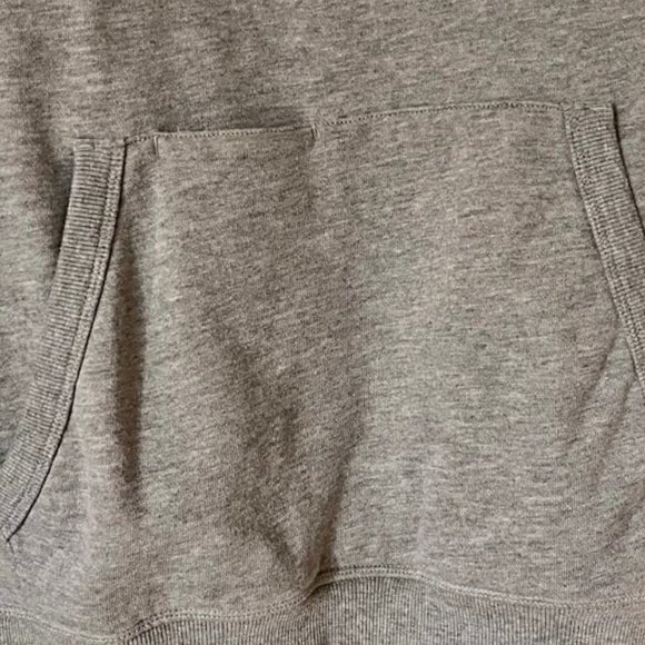 Volcom Henley Cotton Blend Snap Up Hoodie, Marled Gray - S - Picture 9 of 12